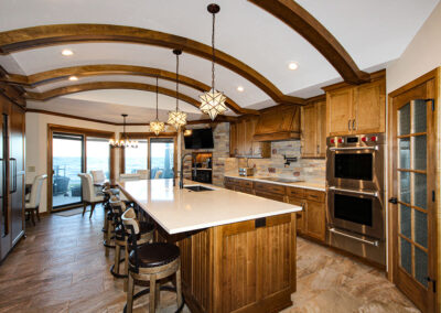 After kitchen remodel in Door County Wisconsin