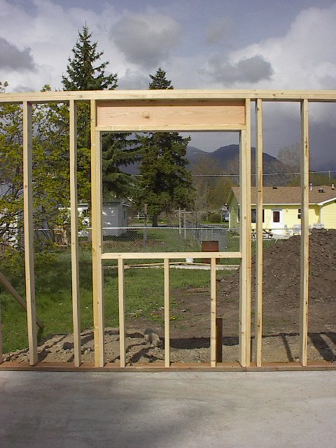 how to build an exterior wall with a window