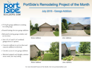remodeling, door county, home renovations, home improvements, home updates, garage addition, sturgeon bay