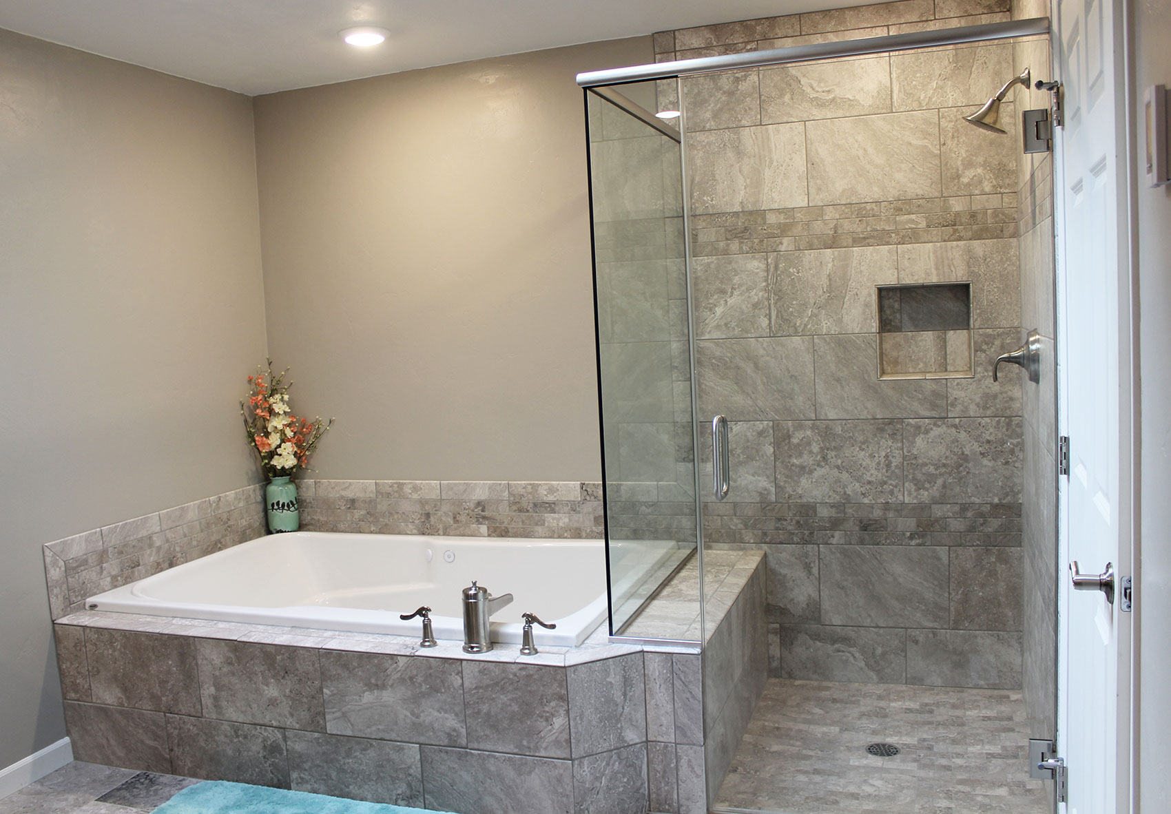 Bathroom remodel - Master Bathroom Remodel - Custom Tile - PortSide Builders1700 x 1182
