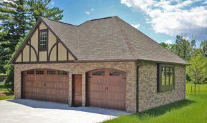 Detached Garage with arched doors in Oshkosh, WI