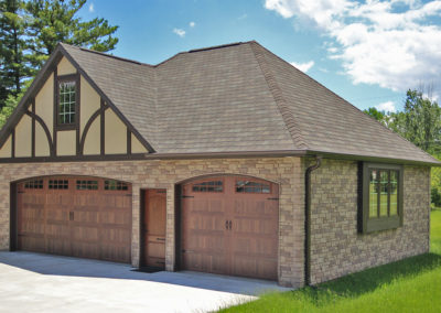 Detached Garage with arched doors in Oshkosh, WI