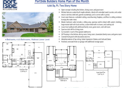 PortSide Builders 2 story home plan