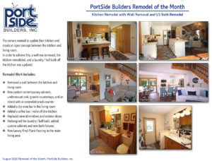 PortSide Builders Kitchen Remodel with Wall Removal