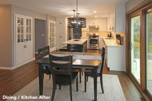 Dining and Kitchen Remodel After