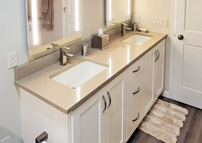 Photo of Vanity with dual-sink after