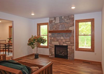 Family Room Addition with Gas Fireplace