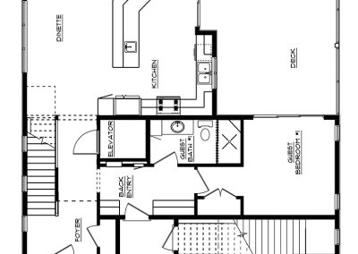 First Floor Home Plan lakefront home