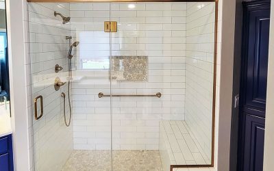 Primary Bathroom Remodel with Custom-Tiled Shower