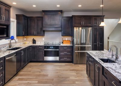 Dark Wood Kitchen Cabinetry