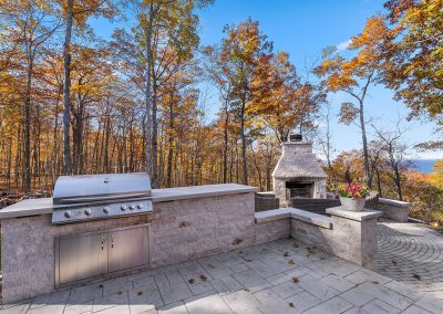 Outdoor Grill and Custom Fireplace