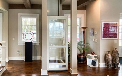 Two-Story Home Installs a Lift to Ease Access Between Floors