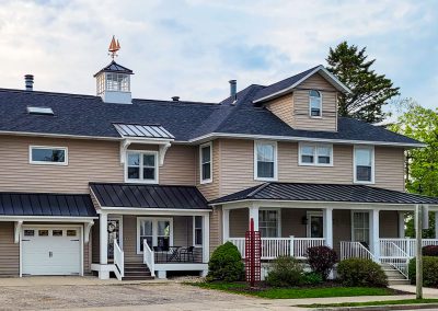 Secondary Entrance with Portico