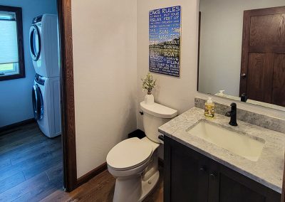 New Half Bath & Laundry