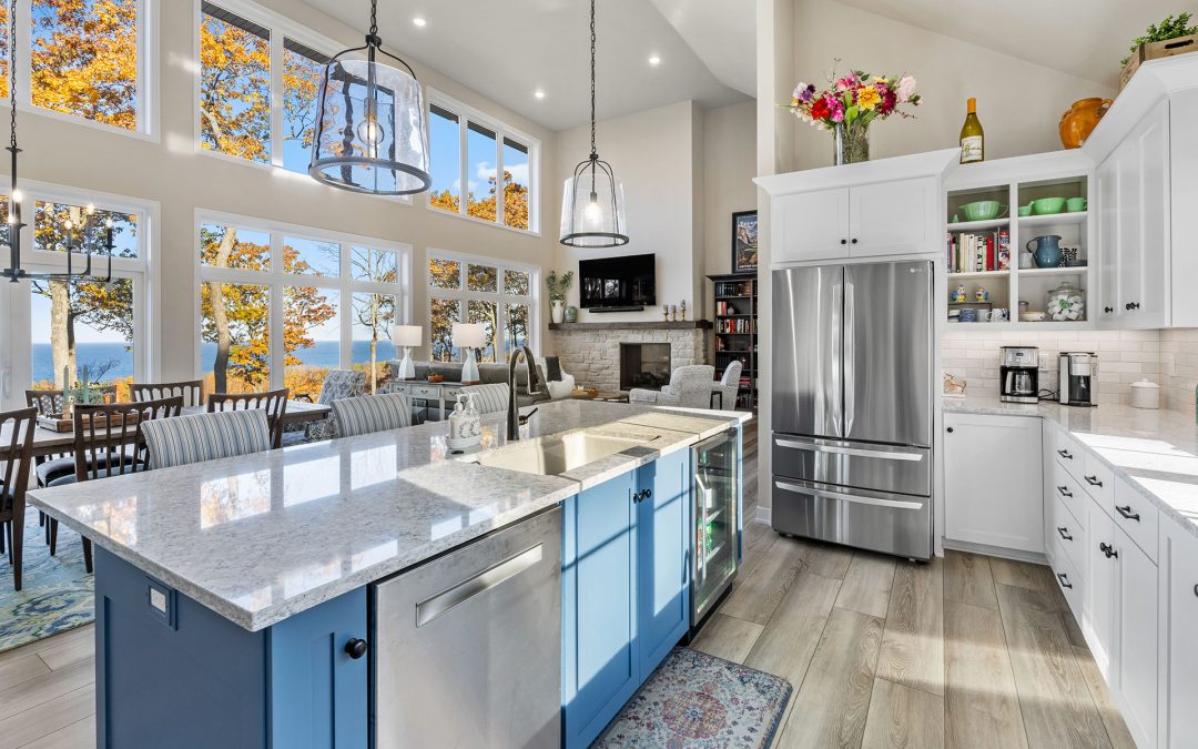 Two-Story Waterfront Home with Lake View