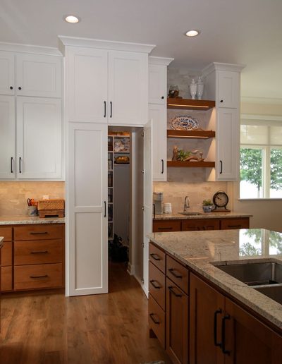 Kitchen Pantry with Hidden Storage
