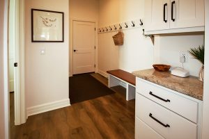 Mudroom with Drop Zone, and Bench with Hooks