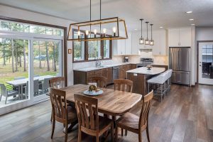 Custom Crafted Kitchen in Wisconsin Lakefront Home