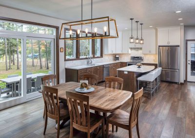 Custom Crafted Kitchen in Wisconsin Lakefront Home