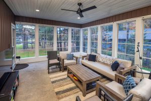 Screened Porch on Wisconsin Lakefront Home
