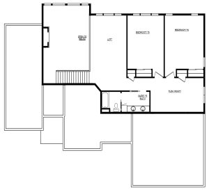 Second Floor Plan 1,213 Sq. Ft.