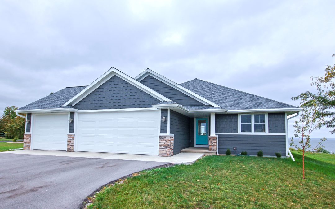 Ranch-Style Home with 3 Bedrooms, 2 Baths on a Bluff Lot Overlooking the Water