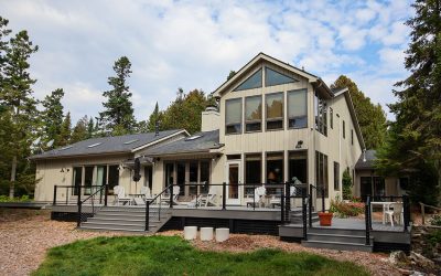 Renovated Deck with Long-Lasting Weatherproof Materials