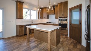 Kitchen with Custom-Built Cabinetry