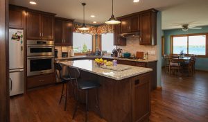 Open-Concept Kitchen After after remodel