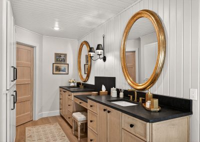 Bathroom Vanity and Linen Cabinet After