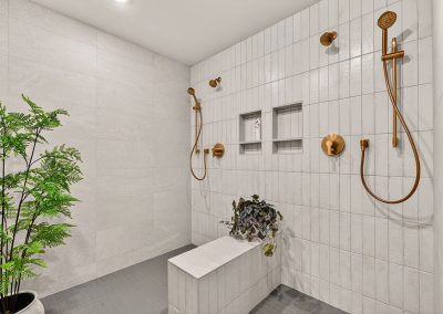 New Custom-Tiled Walk-in Shower